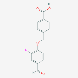 4-[(4-formyl-2-iodophenoxy)methyl]benzoic acid图片