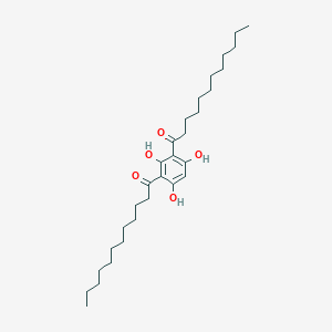 1,1'-(2,4,6-Trihydroxy-1,3-phenylene)bis(dodecan-1-one)图片