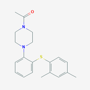 1-[4-[2-[(2,4-Dimethylphenyl)thio]phenyl]-1-piperazinyl]ethanone图片