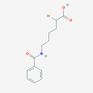2-bromo-6-(phenylformamido)hexanoic acid图片