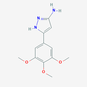 5-(3,4,5-Trimethoxyphenyl)-1H-pyrazol-3-amine图片
