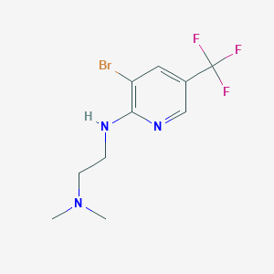 N'-(3-Bromo-5-trifluoromethyl-pyridin-2-yl)-N,N-dimethyl-ethane-1,2-diamine图片