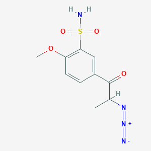 2-Azido-1-(4'-methoxy-3'-sulfonamidophenyl)-1-propanone图片