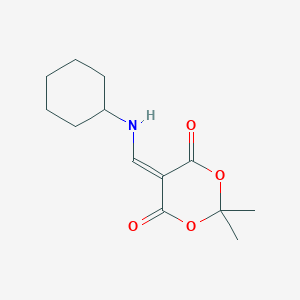 5-((cyclohexylamino)methylene)-2,2-dimethyl-1,3-dioxane-4,6-dione图片