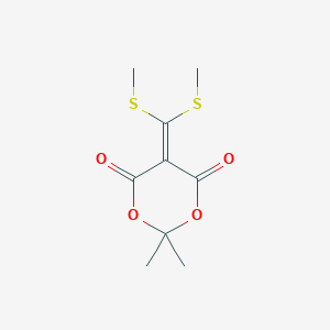 5-[Bis(methylthio)methylene]-2,2-dimethyl-1,3-dioxane-4,6-dione图片