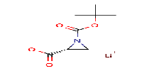 Lithium(1+)(2R)-1-[(tert-butoxy)carbonyl]aziridine-2-carboxylate图片