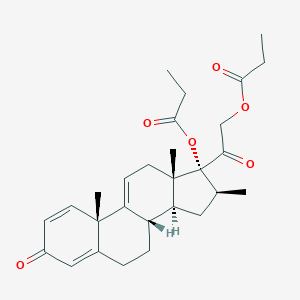 (16)-16-Methyl-17,21-bis(1-oxopropoxy)pregna-1,4,9(11)-triene-3,20-dioneͼƬ