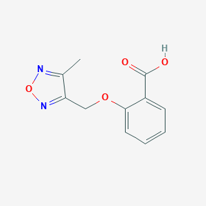 2-(4-Methyl-furazan-3-ylmethoxy)-benzoic acid图片