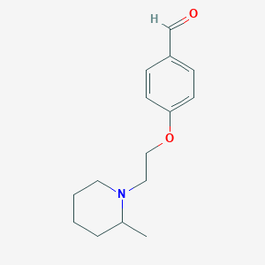 4-[2-(2-Methyl-piperidin-1-yl)-ethoxy]-benzaldehyde图片