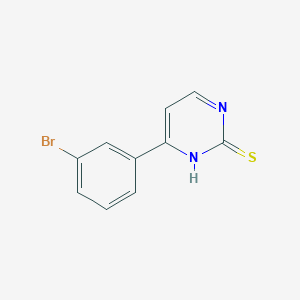 4-(3-BROMO-PHENYL)-PYRIMIDINE-2-THIOL图片