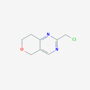 2-(chloromethyl)-5H,7H,8H-pyrano[4,3-d]pyrimidine图片