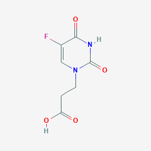 3-(5-fluoro-2,4-dioxo-1,2,3,4-tetrahydropyrimidin-1-yl)propanoic acid图片