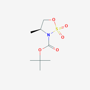 Tert-butyl(4S)-4-methyl-2,2-dioxo-1,2,3-oxathiazolidine-3-carboxylate图片