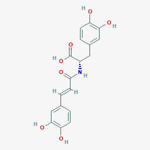N-[3',4'-Dihydroxy-(E)-cinnamoyl]-3-hydroxy-L-tyrosine图片