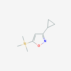 3-Cyclopropyl-5-trimethylsilanyl-isoxazole图片