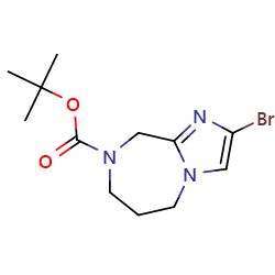 Tert-butyl2-bromo-5,6,7,9-tetrahydroimidazo[1,2-a][1,4]diazepine-8-carboxylate图片