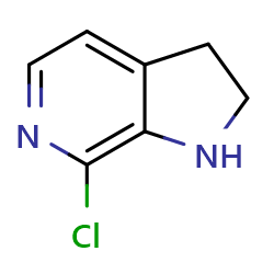 7-Chloro-1H,2H,3H-pyrrolo[2,3-C]pyridine图片