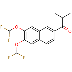 1-[6,7-bis(difluoromethoxy)naphthalen-2-yl]-2-methylpropan-1-one图片