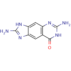 2,6-diamino-3H,7H,8H-imidazo[4,5-g]quinazolin-8-one图片