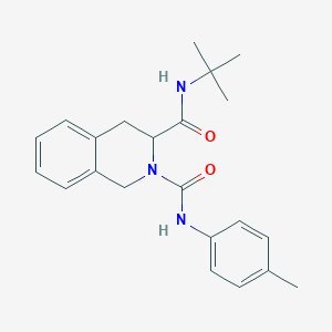 N~3~-(tert-butyl)-N~2~-(4-methylphenyl)-3,4-dihydro-2,3(1H)-isoquinolinedicarboxamide图片