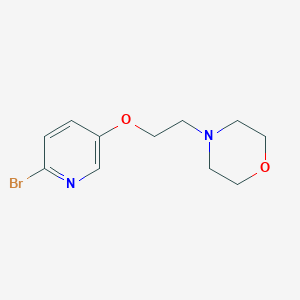4-[2-[(6-Bromo-3-pyridyl)oxy]ethyl]morpholine图片
