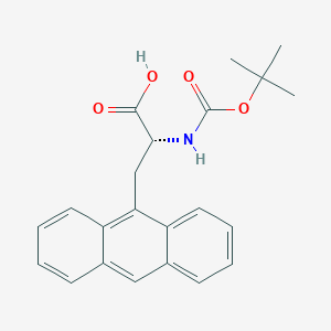 (2R)-3-(9-anthryl)-2-(tert-butoxycarbonylamino)propanoicacid图片