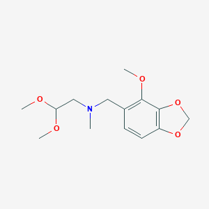 N-(2,2-Dimethoxyethyl)-4-methoxy-N-methyl-1,3-benzodioxole-5-methanamine图片