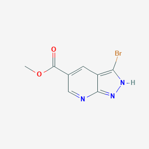 Methyl3-bromo-1H-pyrazolo[3,4-B]pyridine-5-carboxylate图片