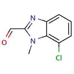 7-chloro-1-methyl-1H-1,3-benzodiazole-2-carbaldehyde图片