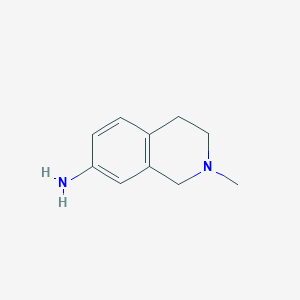 2-Methyl-1,2,3,4-tetrahydroisoquinolin-7-amine图片