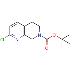 Tert-butyl2-chloro-5,6-dihydro-1,7-naphthyridine-7(8H)-carboxylate图片
