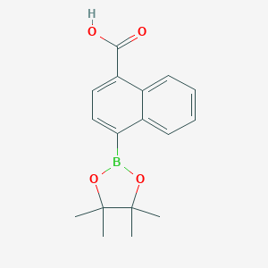 4-(4,4,5,5-tetramethyl-1,3,2-dioxaborolan-2-yl)-1-naphthoicacid图片