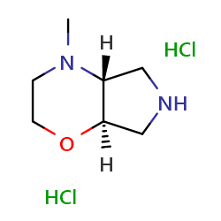 (4Ar,7aR)-4-methyl-3,4a,5,6,7,7a-hexahydro-2H-pyrrolo[3,4-b][1,4]oxazinedihydrochloride图片