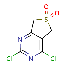 2,4-Dichloro-5,7-dihydrothieno[3,4-d]pyrimidine6,6-dioxide图片