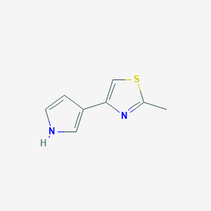 2-methyl-4-(1H-pyrrol-3-yl)-1,3-thiazole图片