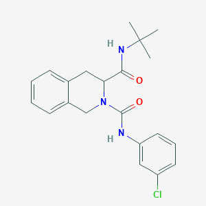 N~3~-(tert-butyl)-N~2~-(3-chlorophenyl)-3,4-dihydro-2,3(1H)-isoquinolinedicarboxamide图片