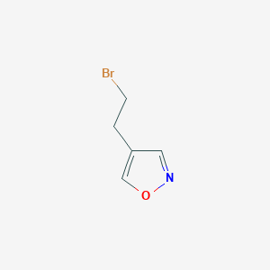 4-(2-bromoethyl)-1,2-oxazole图片