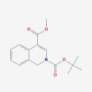 2-tert-Butyl 4-methyl isoquinoline-2,4(1H)-dicarboxylate图片