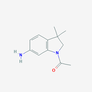 1-(6-Amino-3,3-dimethylindolin-1-yl)ethanone图片
