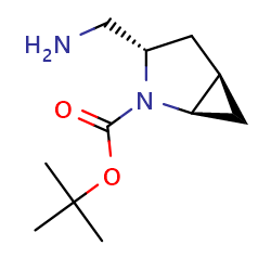 Tert-butyl(1R,3S,5R)-3-(aminomethyl)-2-azabicyclo[3,1,0]hexane-2-carboxylate图片