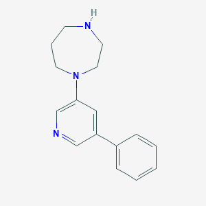 1-(5-Phenylpyridin-3-yl)-1,4-diazepane图片
