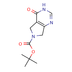 Tert-butyl4-oxo-5,7-dihydro-3H-pyrrolo[3,4-D]pyrimidine-6(4H)-carboxylate图片
