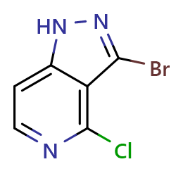 3-Bromo-4-chloro-1H-pyrazolo[4,3-c]pyridine图片