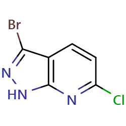 3-Bromo-6-chloro-1H-pyrazolo[3,4-b]pyridine图片