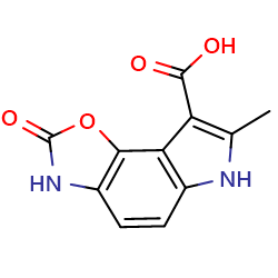 7-methyl-2-oxo-3,6-dihydropyrrolo[2,3-g][1,3]benzoxazole-8-carboxylicacid图片