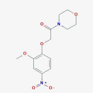 4-[(2-methoxy-4-nitrophenoxy)acetyl]morpholine图片