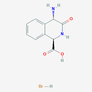 (1R,4S)-rel-4-Amino-1,2,3,4-tetrahydro-3-oxo-1-isoquinolinecarboxylic Acid Hydrobromide图片