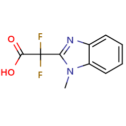 2,2-difluoro-2-(1-methyl-1H-1,3-benzodiazol-2-yl)aceticacid图片