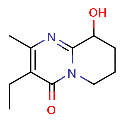 3-Ethyl-6,7,8,9-tetrahydro-9-hydroxy-2-methyl-4H-pyrido[1,2-A]pyrimidin-4-one图片