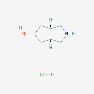 (3Ar,5r,6aS)-octahydrocyclopenta[c]pyrrol-5-olhydrochloride图片